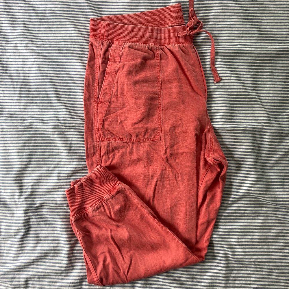 Coral Utility Joggers, XL, GAP